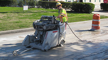 Core Drilling Inside a Manhole