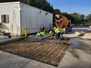 Pouring Concrete