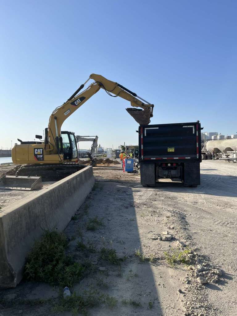 Wharf Waterline rehab project at POH-1