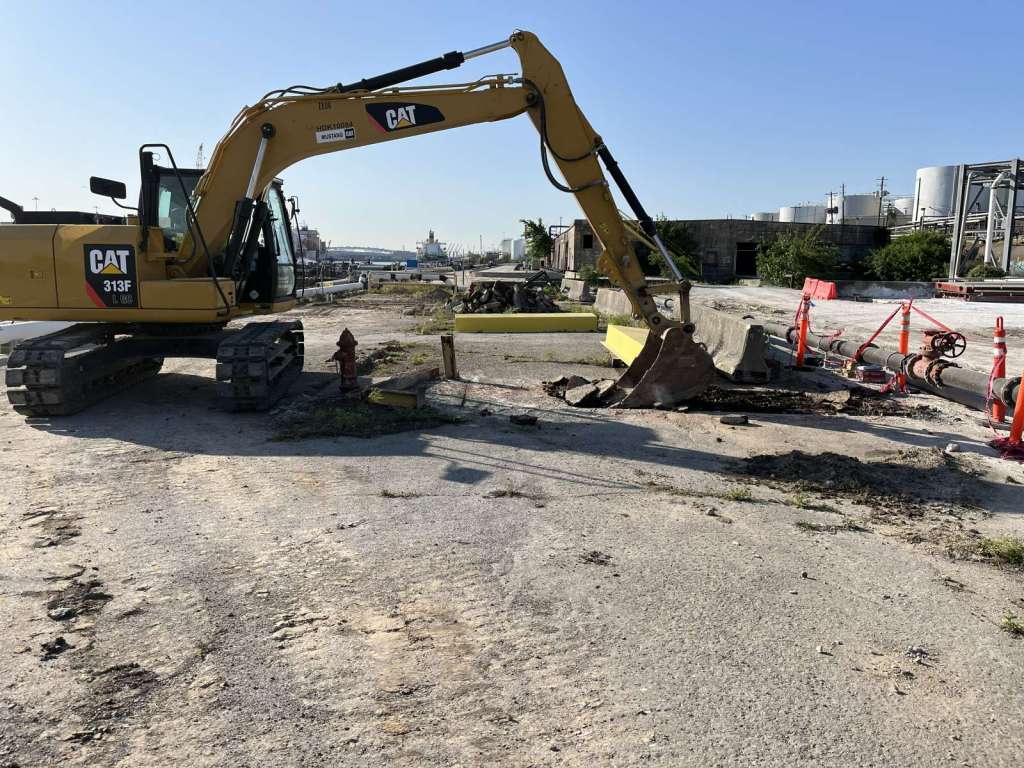 Wharf Waterline rehab project at POH-3